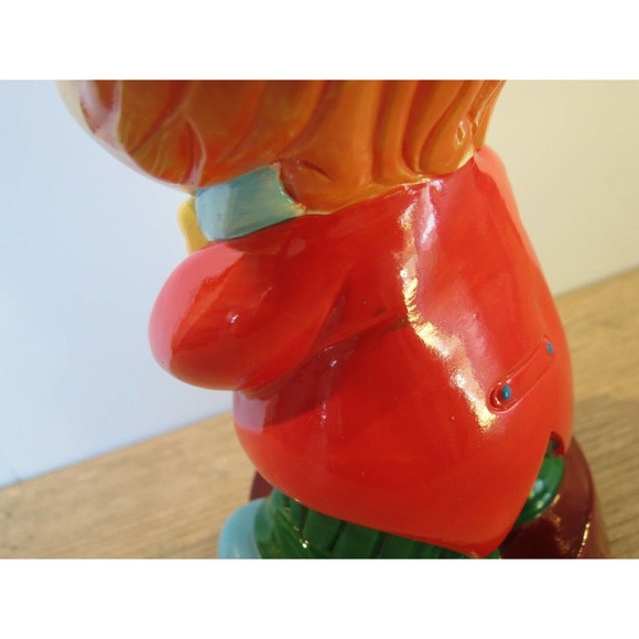 Vintage 1985 Del Monte Big Top Bonanza Clown Coin Bank Plastic Promo Advertising - Picture 10 of 11